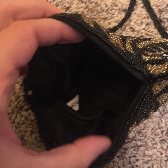 Vintage beaded Cat purse - Picture 3 of 3